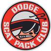 6" Dodge Scat Pack Club Window Decal