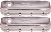 1965-Up Chevrolet Big Block Classic Polished Aluminum Finned Valve Covers