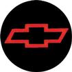 Red Bow Tie Logo Valve Stem Cap Set