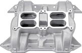 Mopar 413 / 426 / 440 Without EGR Edelbrock Ch-28 Dual Quad Intake Manifold With Natural Finish