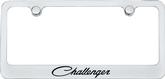 Challenger Chrome License Plate Frame