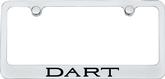 Dart Chrome License Plate Frame