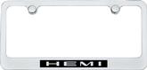 Hemi (Classici - Reverse) Chrome License Plate Frame