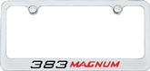 383 Magnum Chrome License Plate Frame