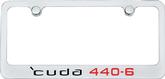 'Cuda 440-6 Chrome License Plate Frame