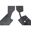 1967-69 Firebird; Grill Opening to Radiator Support Closeout Seal Set; Models With AC