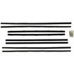 1962 Ford Falcon; Window Felt/Belt Line Weatherstrip Set; 4-Door Sedan; Replacement Style; Inner & Outer; 8 Pieces - Brand: Windowfelts&reg; from PUI