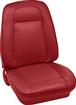 1967-69 Firebird; Custom Leather Upholstery; Standard Interior; Red