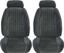 82-84 Trans-Am Cloth Upholstery (Charcoal) W/Solid Rear Seat Back
