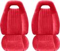 82 Firebird PMD Vinyl Upholstery (Red) W/Split Rear Seat Back