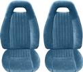 82 Firebird PMD Encore Upholstery (Blue) W/Split Rear Seat Back