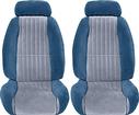 82-84 Trans-Am Cloth Upholstery (Blue/Charcoal) W/Split Rear Seat Back