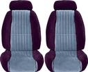 82-84 Trans-Am Cloth Upholstery (Burgundy/Charcoal) W/Split Rear Seat Back