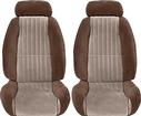 1982-84 Trans-Am Encore Velour Upholstery (Walnut/Sandstone) W/Split Rear Seat Back