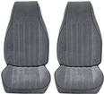 82-84 Firebird Standard Encore Upholstery (Charcoal) W/Solid Rear Seat Back