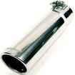 Flowmaster; Stainless 3-1/2" X 12" Exhaust Tip; For 3" Pipe; With Rolled Edge And Logo