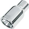 Flowmaster; Stainless 3-1/2" X 7-1/2" Exhaust Tip; For 2-1/4" Pipe; With Rolled Edge And Logo