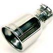 Flowmaster; Stainless 4" X 7-1/2" Exhaust Tip; For 2-1/2" Pipe; With Rolled Edge And Logo