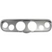 1966 Ford Mustang Brushed Aluminum 6 Hole Gauge Panel