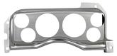 1990-93 Ford Mustang Brushed Aluminum 6 Hole Gauge Panel