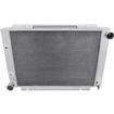 1960-63 Ford Galaxie; Champion All Aluminum Radiator; 3-Row; Natural Finish