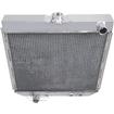 1967-70 Ford Mustang, 1970-73 Ford Maverick; Straight-6; Champion All Aluminum Radiator; 3-Row; Natural Finish