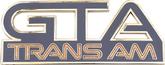 1987-90 Firebird Trans-Am Gray / Gold GTA Fender Emblem