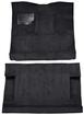 1974-79 Ford F-Series Crew Cab w/ Low Tunnel - Molded Cutpile Carpet Kit - Black