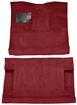 1974-79 Ford F-Series Crew Cab w/ Low Tunnel - Molded Cutpile Carpet Kit - Maroon