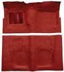 1960-64 Fairlane/Galaxie 2-Door w/ Foot Wells & Floor Shift - Loop Carpet Kit - Red