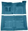 1966-71 Fairlane/Torino 2-Door w/ Floor Shift - Molded Loop Carpet Kit - Medium Blue