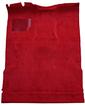 1974-79 Ford F-Series Extra Cab w/ Low Tunnel - Molded Cutpile Carpet Kit - Red