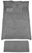 1990-96 Ford F-350 Crew Cab Automatic w/ Electric 4WD & Low Tunnel - Cutpile Carpet Kit - Dark Gray
