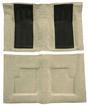 1969-71 Ford Torino GT Convertible Automatic - Loop Carpet Kit w/ 2 Black Inserts - Fawn Sandalwood