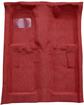 1974-77 Maverick/Comet 4-Door - Molded Cutpile Carpet Kit - Red