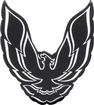 1985-90 Firebird Trans Am, Formula, SE; Rear Panel Bird Emblem; Silver
