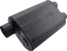 Flowmaster; Super 40 Series Muffler; With 3" Offset Inlet; 2-1/2" Dual-Outlet