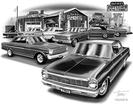 63 & 65 Chevy II print (65 & 63 Chevy II ss)