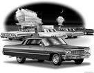 1964 Impala Hardtop "Flash Back print"