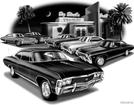 1967 SS 427 Impala "Flash Back print"