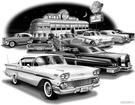 1958 Impala Hardtop "Flash Back print"
