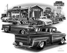 1957 Truck Print (57 Pro Street)