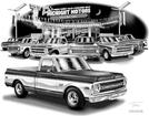 1970 Truck Print (70 Cheyenne 454)