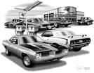 1972-74 Plymouth Barracuda / 'Cuda "Flash Back print" (1974 Barracuda And 72 'Cuda Featured)