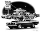 1966-69 Plymouth Barracuda "Flash Back print" (1969 Model Featured)