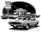 1970 Dodge Challenger "Flash Back print" (1970 rh/Se Featured)