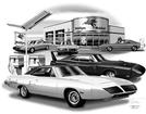 1969-70 Superbird / Daytona "Flash Back print" AT Mobil StATion
