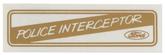 Police Interceptor Window Decal