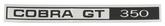 1969-70 Mustang Shelby GT350 Dash Emblem Decal