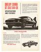 1968 Mustang Shelby GT500KR Sales Specification Sheet